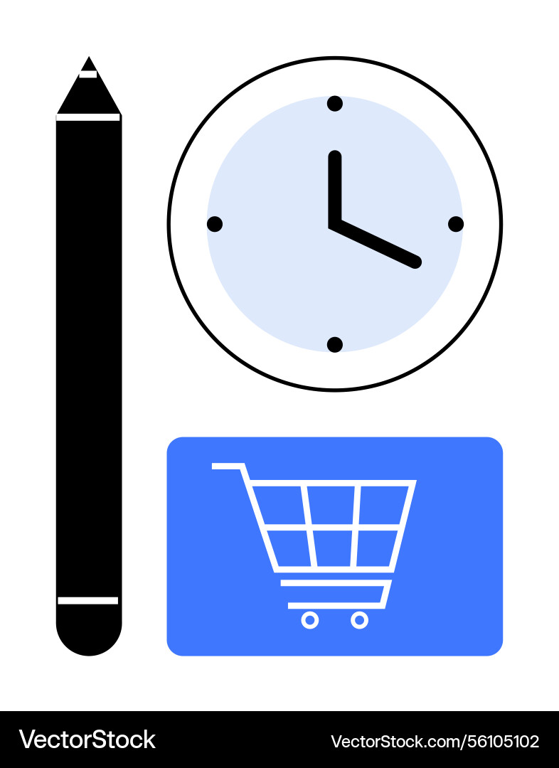Time management for productivity and efficient Time management for productivity and efficient Vector Image