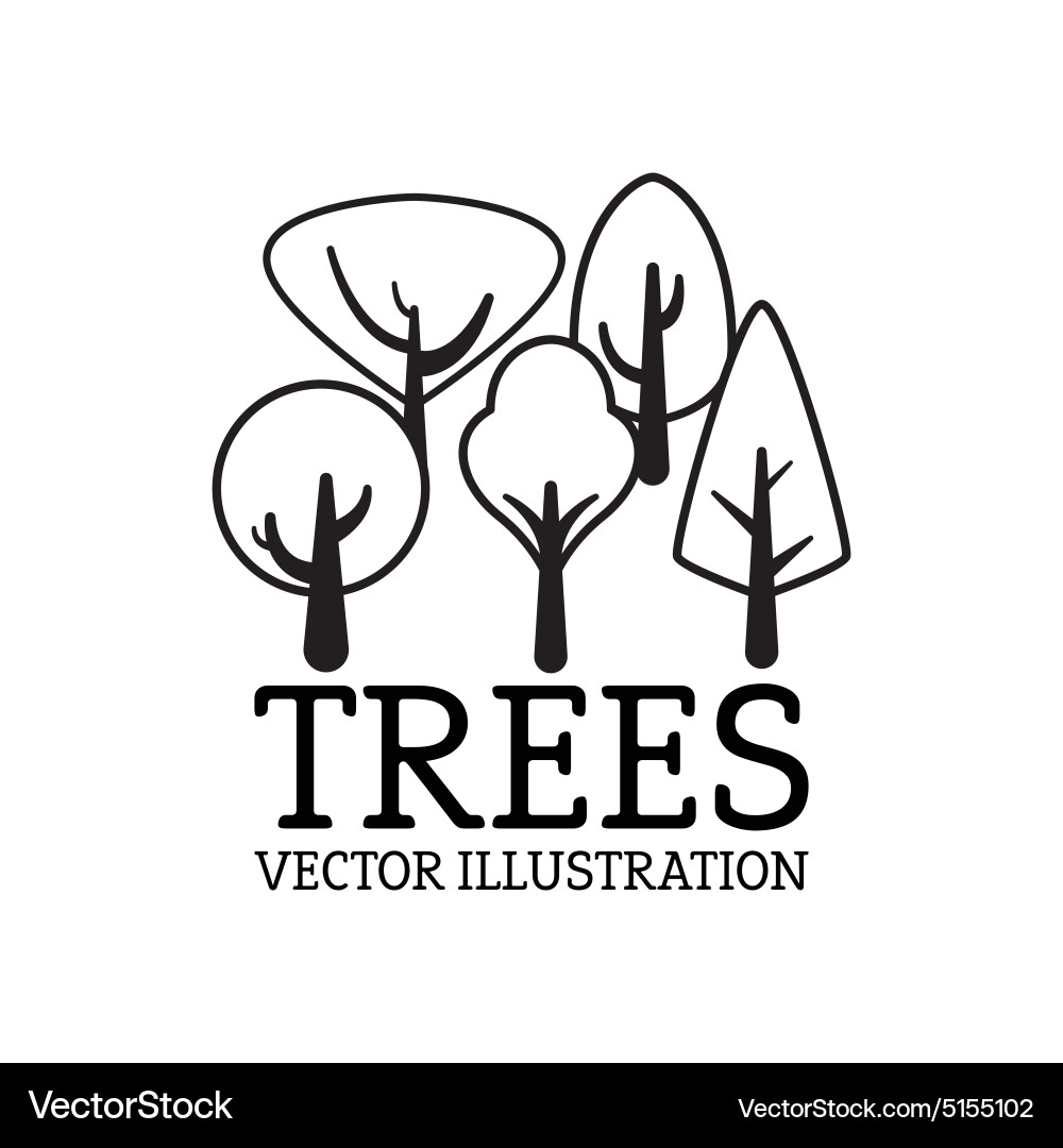 Tree design vector image