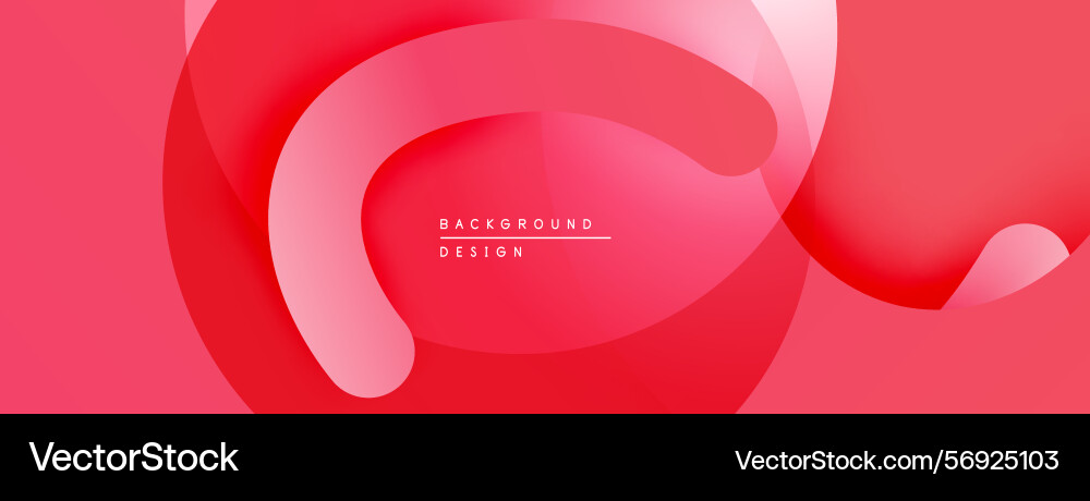 Abstract red design features overlapping curved Abstract red design features overlapping curved vector image