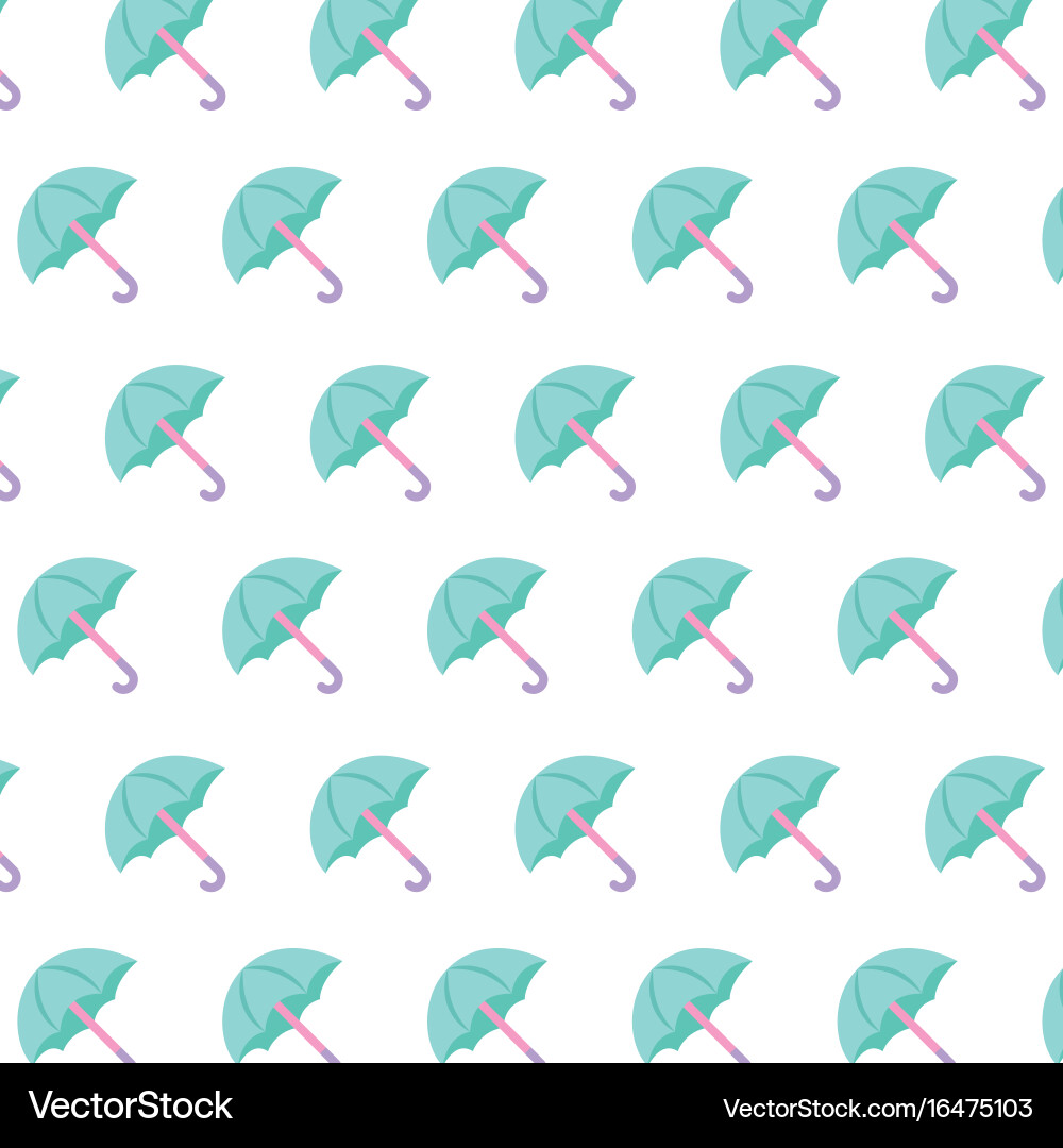 Charming Umbrella Pattern vector image