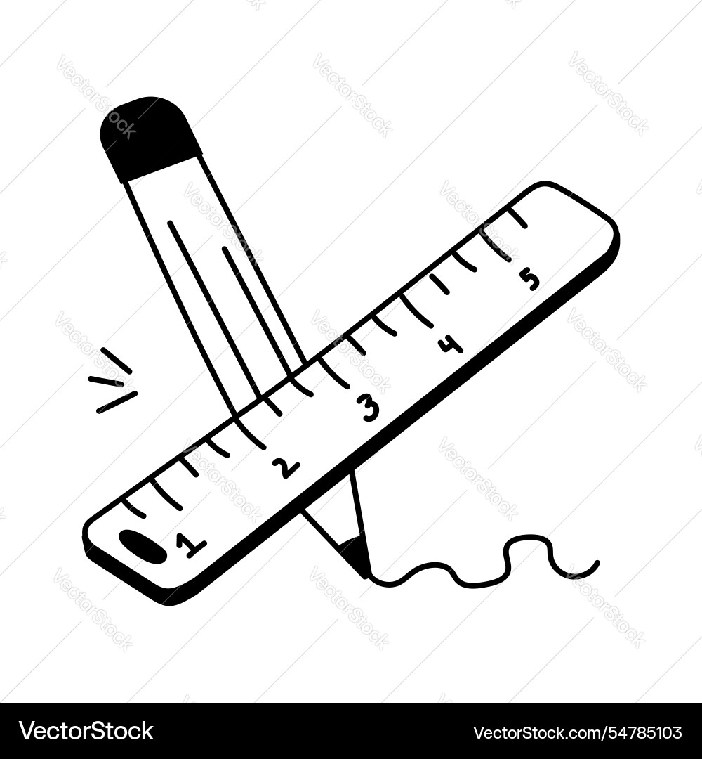 Drafting scale Vector Image