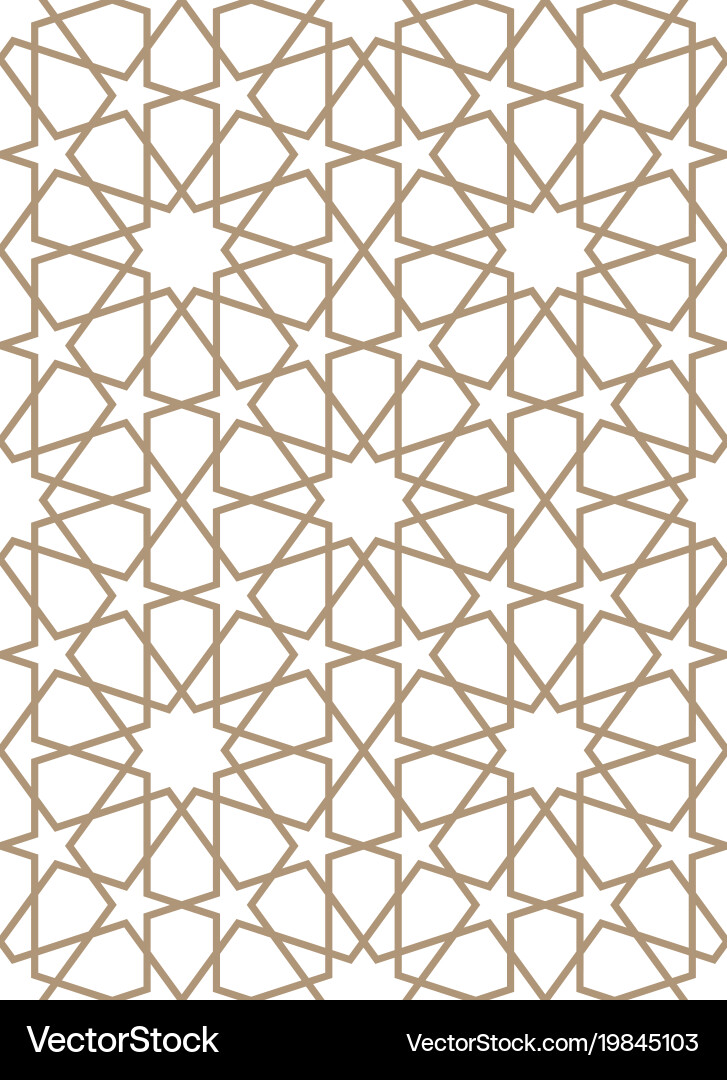 Moroccan Geometric Pattern Vector Image