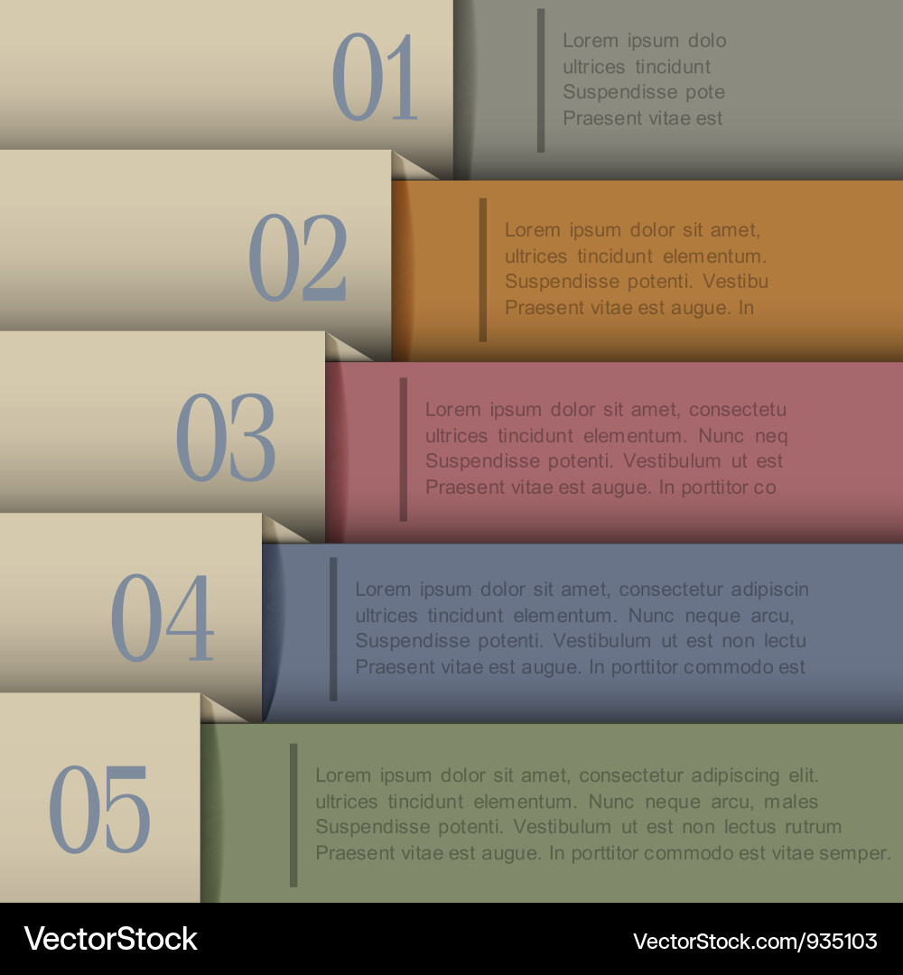 Retro Color Background Template vector image