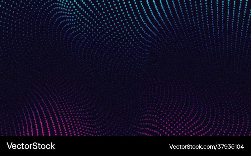 Abstract Color Wave Background vector image