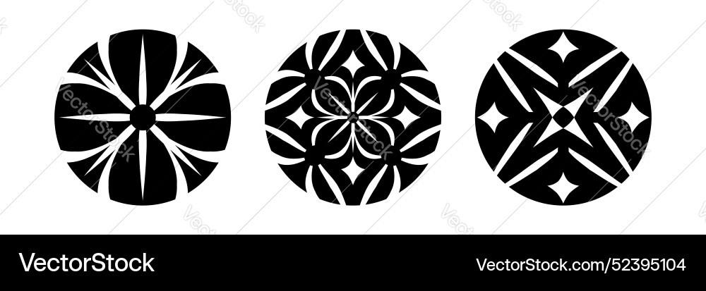 Design elements set vector image