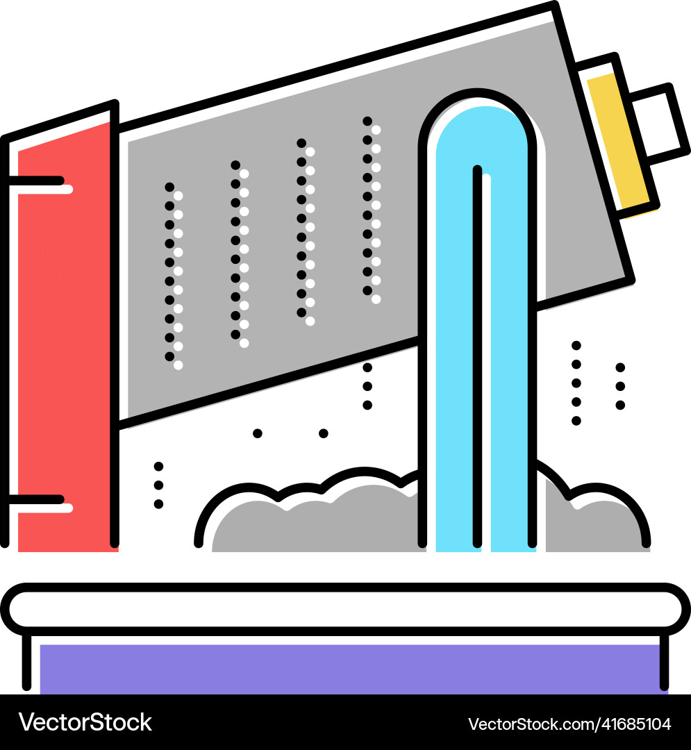 Garbage sorting equipment color icon Garbage sorting equipment color icon Vector Image