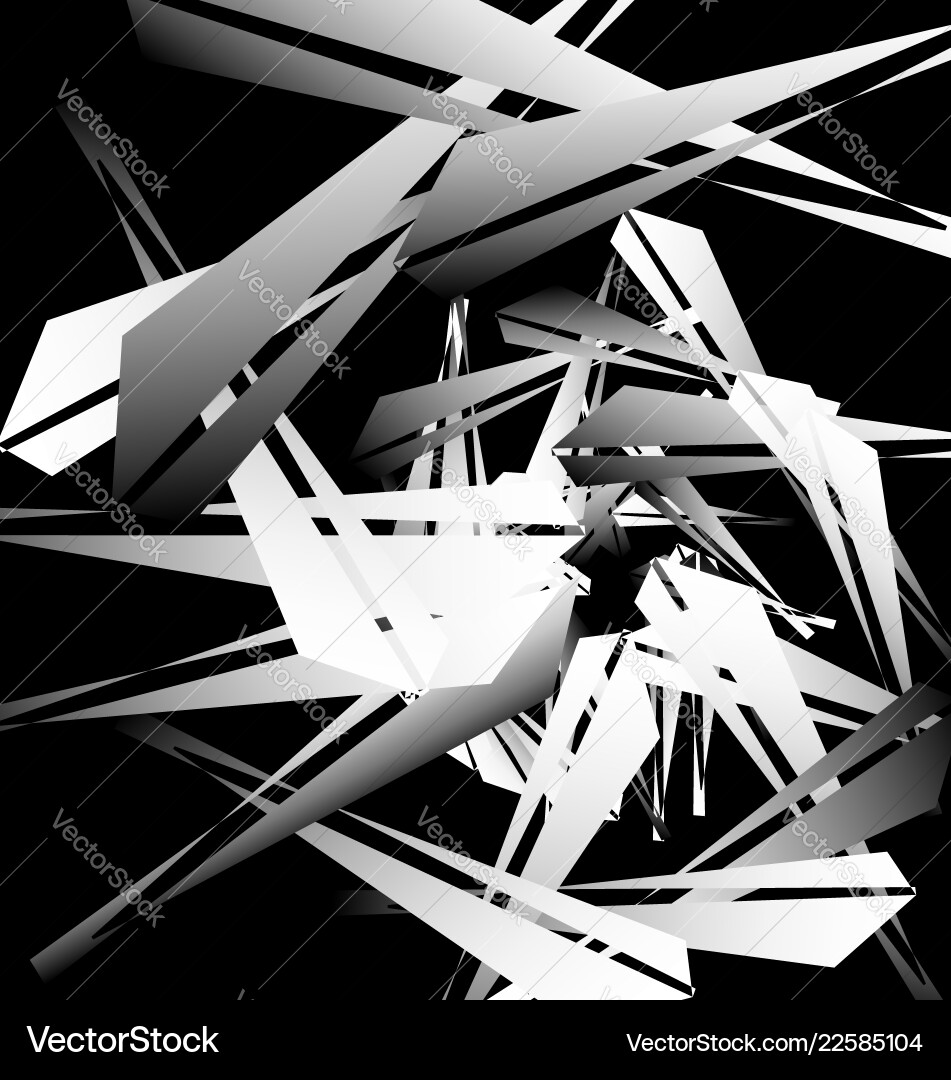 Geometric abstract art edgy angular rough texture Vector Image