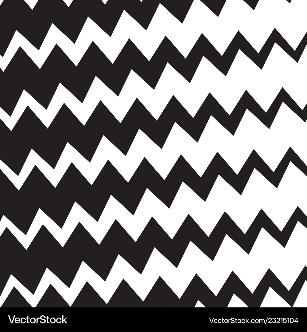 Geometric simple zigzag print wave pattern Geometric simple zigzag print wave pattern vector image