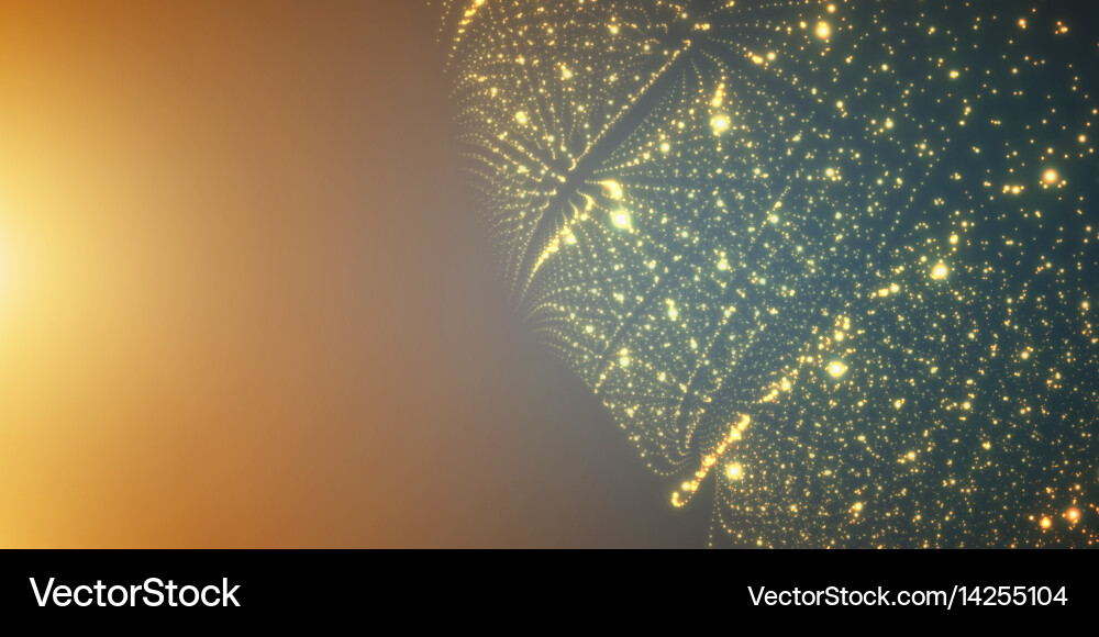 Infinite space background matrix Vector Image