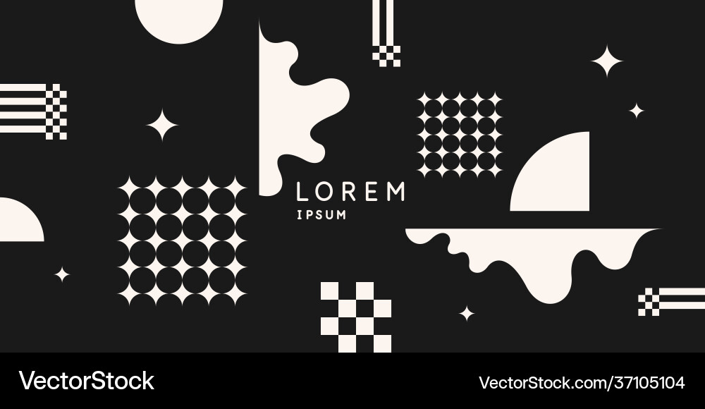 Modern backgrounds with abstract elements vector image