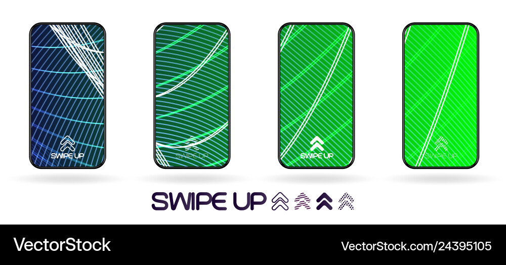 Abstract backdrop swipe up icon Abstract backdrop swipe up icon Vector Image