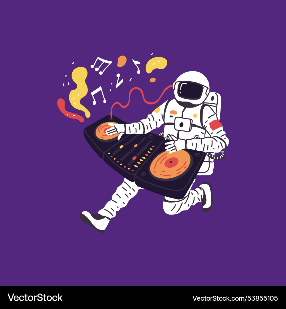 An astronaut in a spacesuit An astronaut in a spacesuit Vector Image