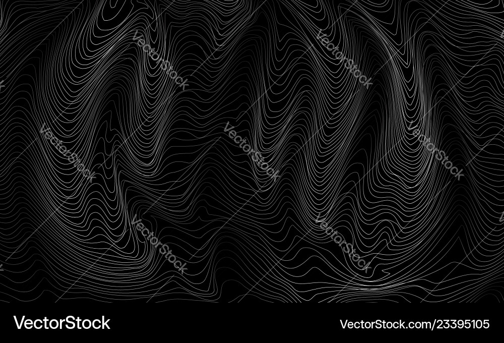 Black and white abstract pattern with waves Black and white abstract pattern with waves Vector Image