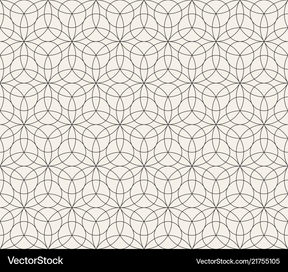 Geometric Lattice Pattern vector image