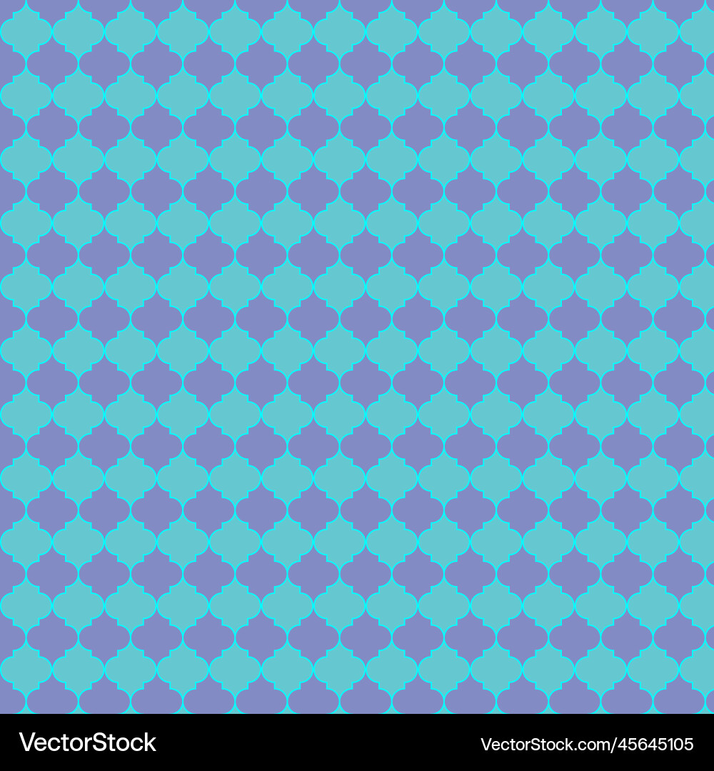 Moroccan trellis pattern Vector Image