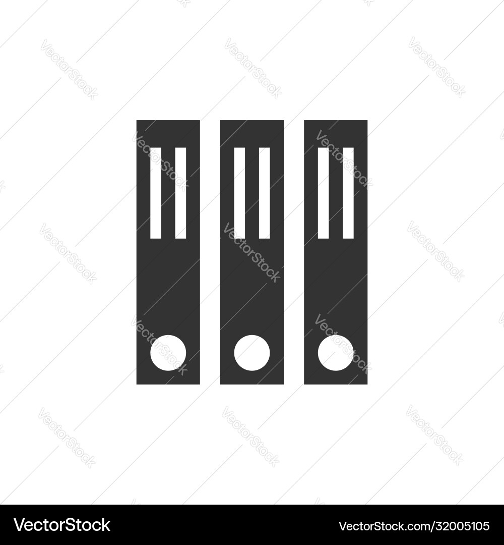 Office folder design template vector image