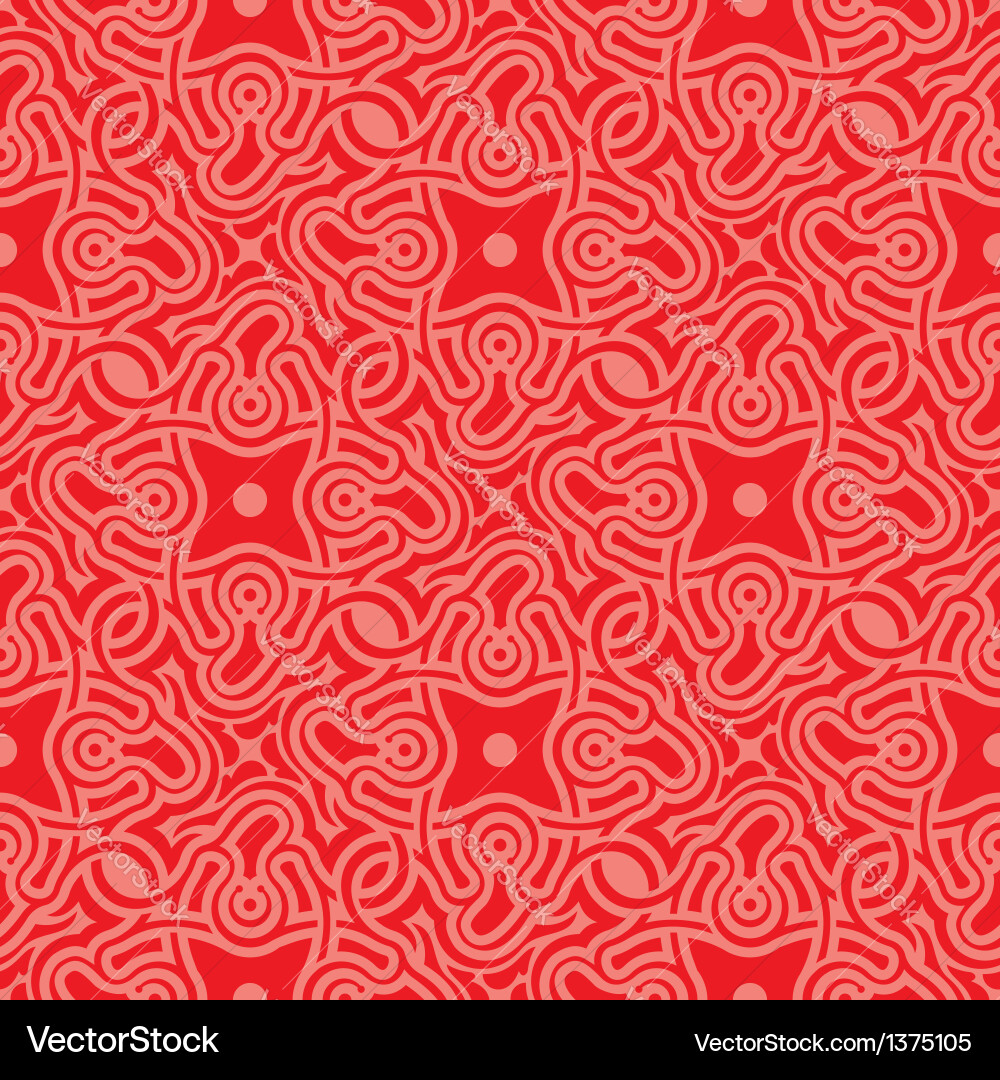 Red seamless pattern Vector Image