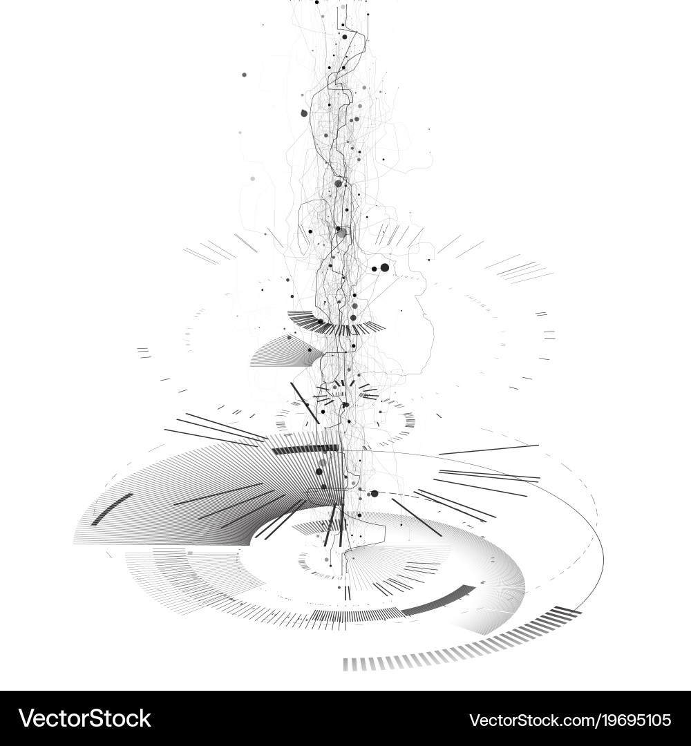 Tech Interface Background vector image