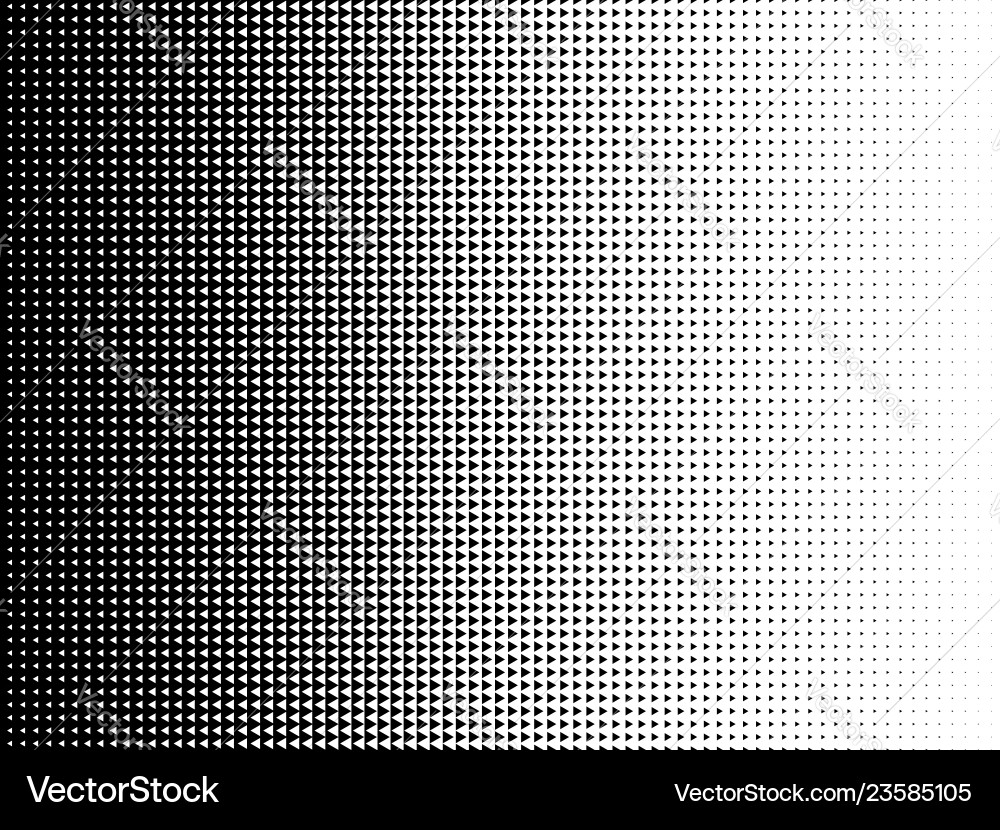 Triangular Halftone Pattern vector image