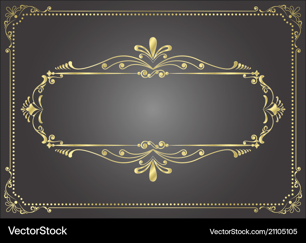Vintage frame Vector Image