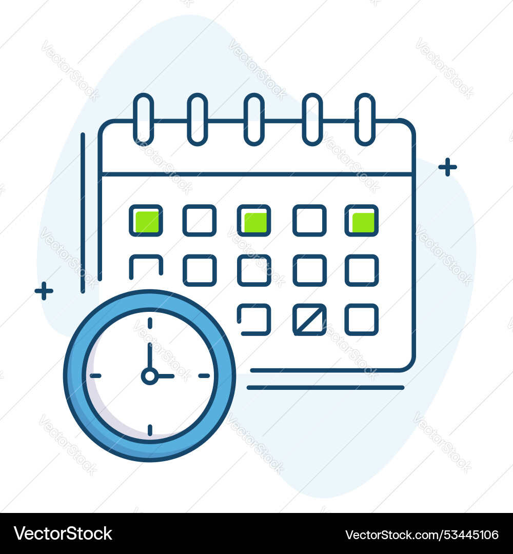 Countdown to important deadline date time urgency Countdown to important deadline date time urgency vector image