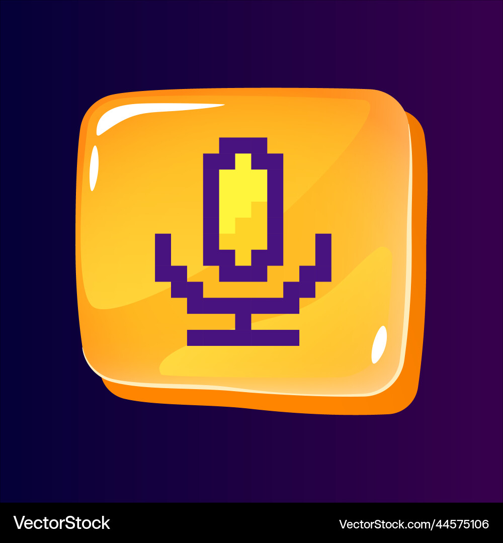 Microphone glossy ui button with pixelated color Microphone glossy ui button with pixelated color Vector Image