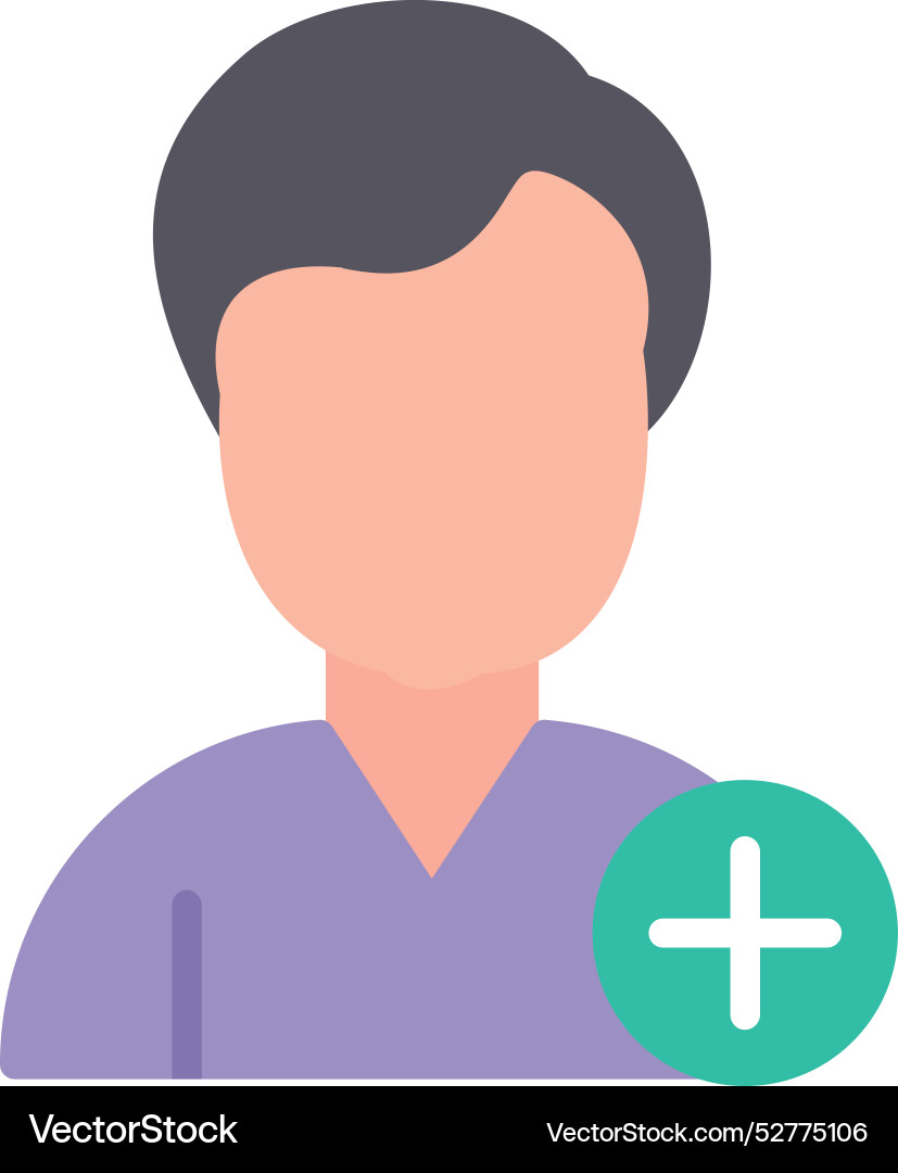 User add icon design vector image
