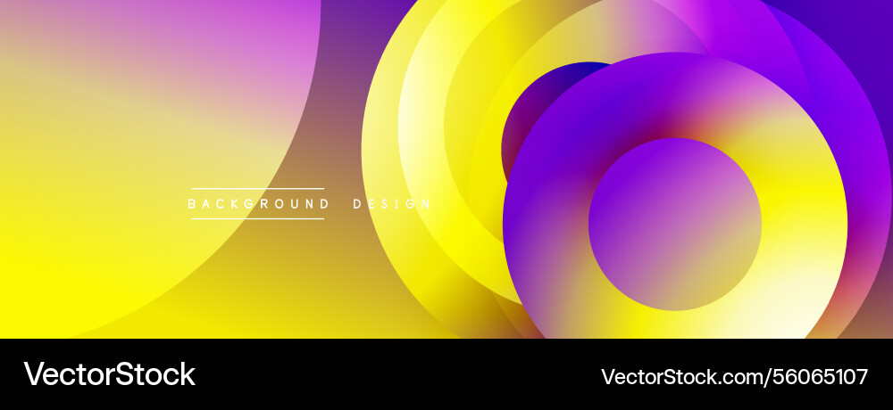 Abstract composition with layered circular Abstract composition with layered circular vector image