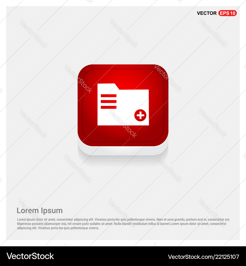 Add folder icon Add folder icon Vector Image