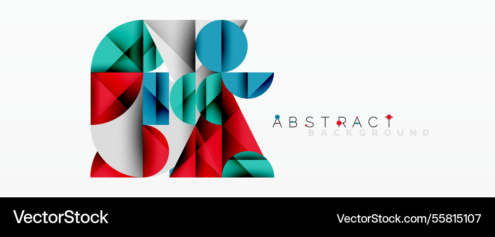 Modern abstract composition with layered circles Modern abstract composition with layered circles Vector Image