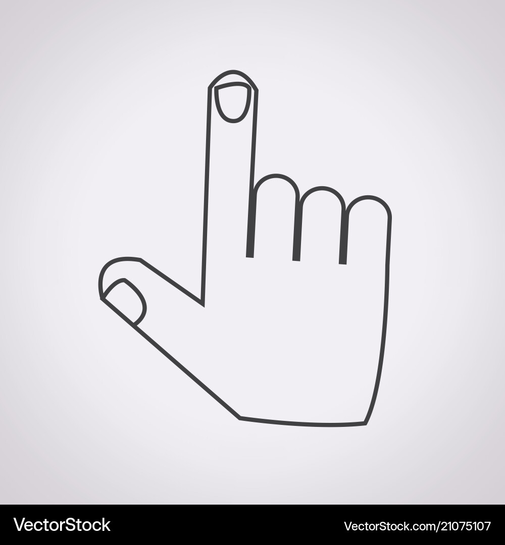 Pointer icon Pointer icon vector image
