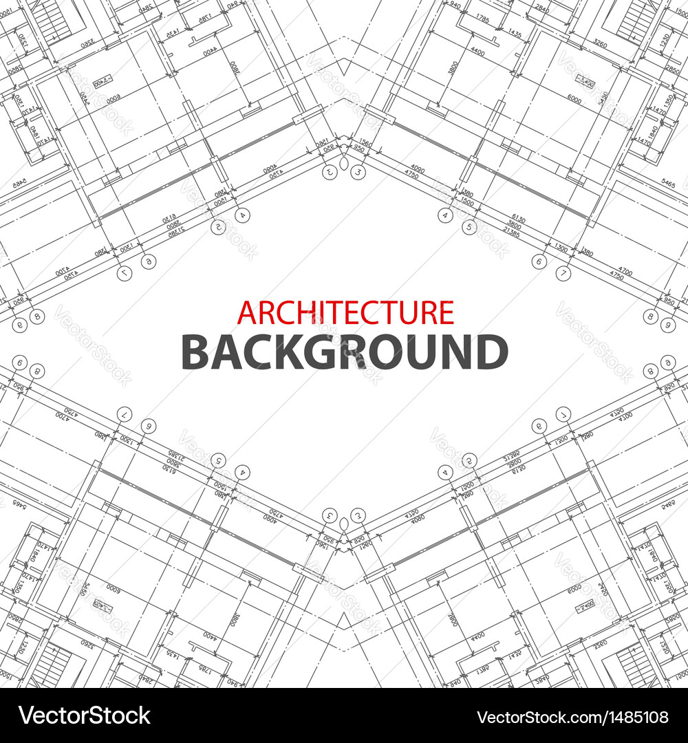 Best architecture background Vector Image