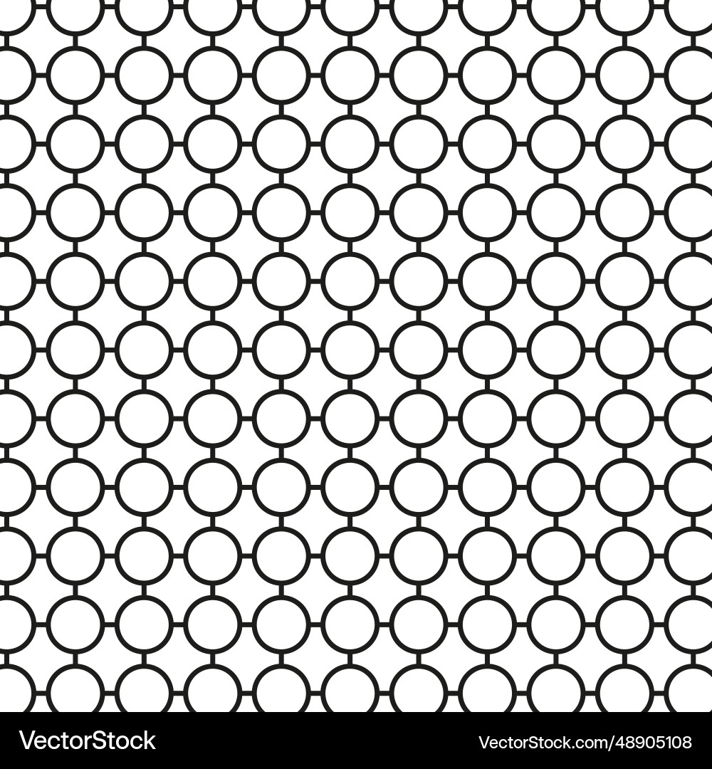 Cellular pattern with connected circles Cellular pattern with connected circles vector image