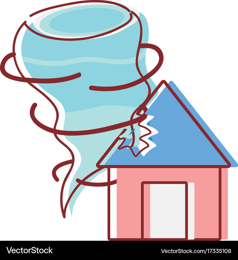 Tornado Disaster Storm Vector Image
