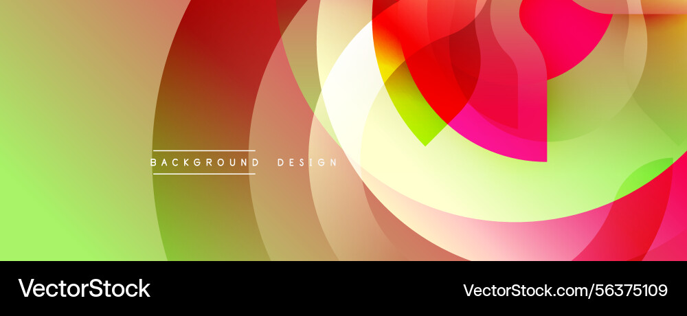 Abstract colorful circles overlap creating Abstract colorful circles overlap creating vector image
