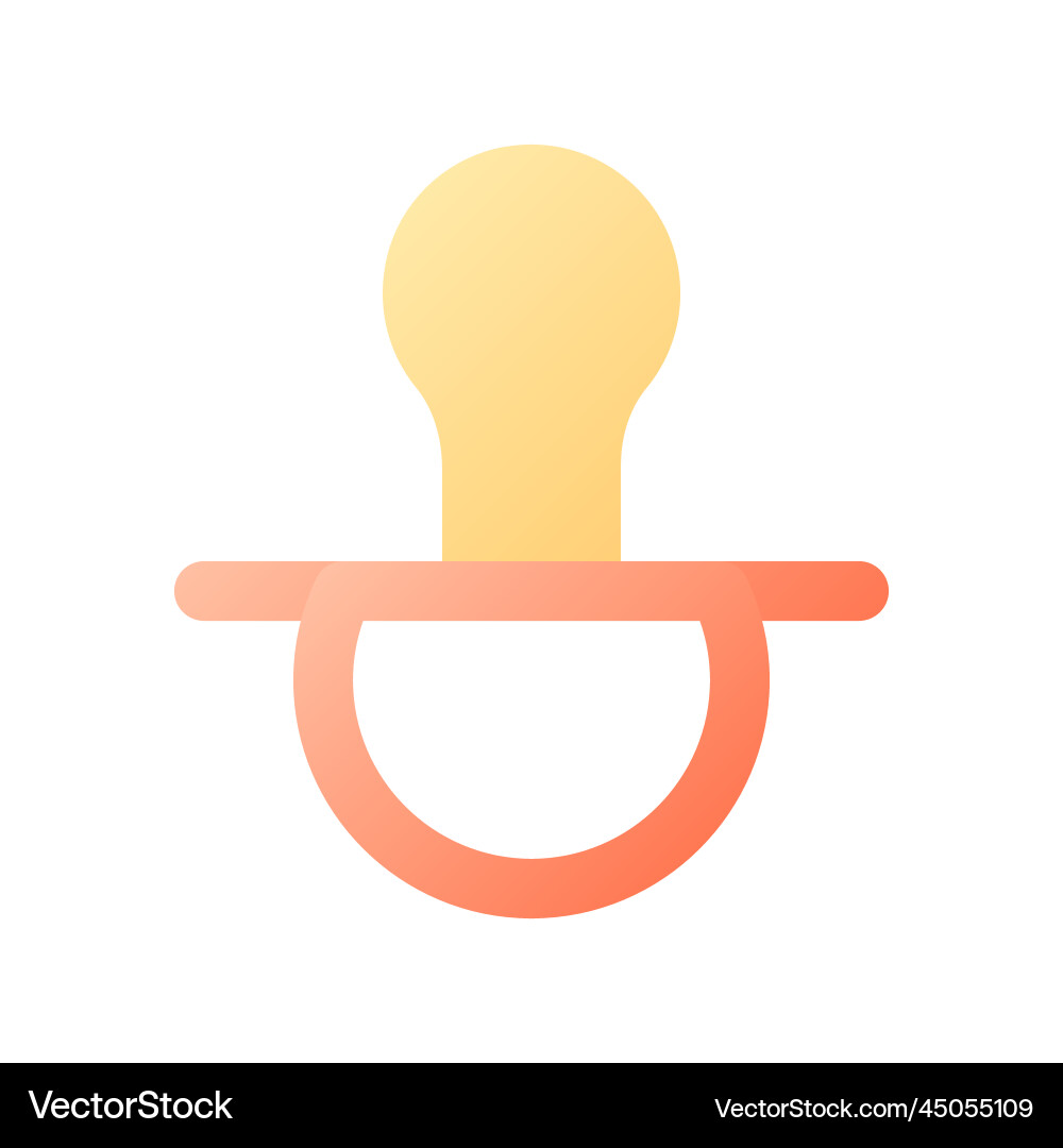 Babysitting pixel perfect flat gradient color ui vector image