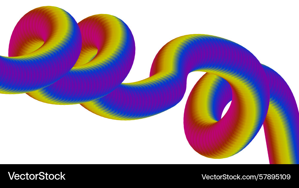 Blend flowing gradient multicolor abstract design Vector Image