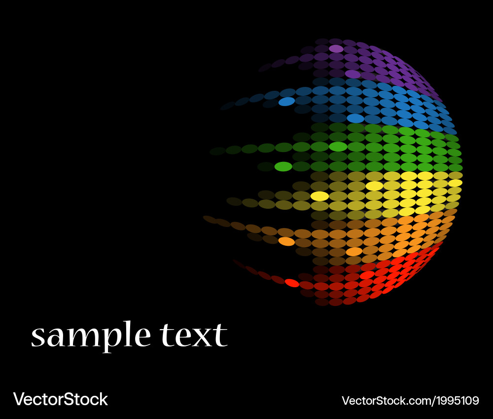 Colorful Equalizer Background vector image