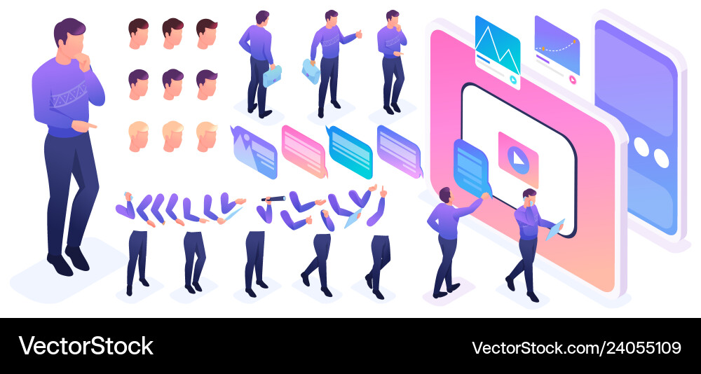 Isometric constructor to create a character vector image