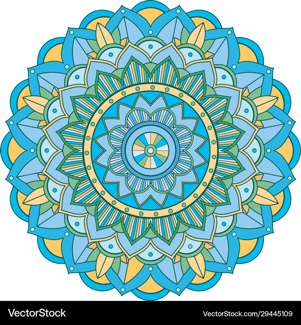 Mandala patterns on isolated background Mandala patterns on isolated background vector image