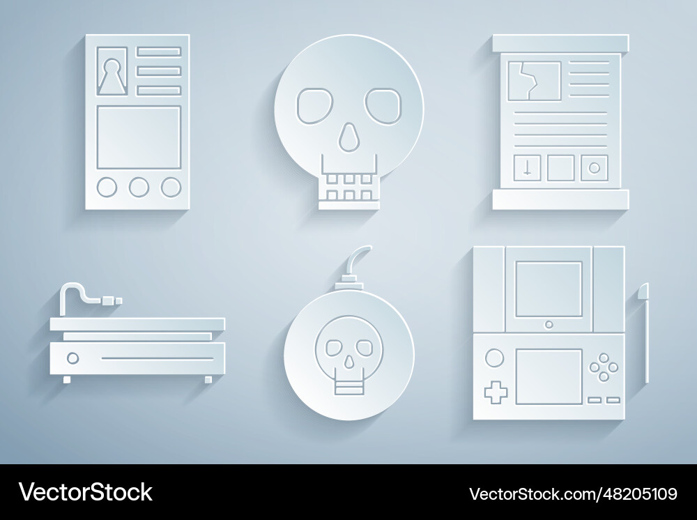 Set bomb ready to explode game guide video Vector Image