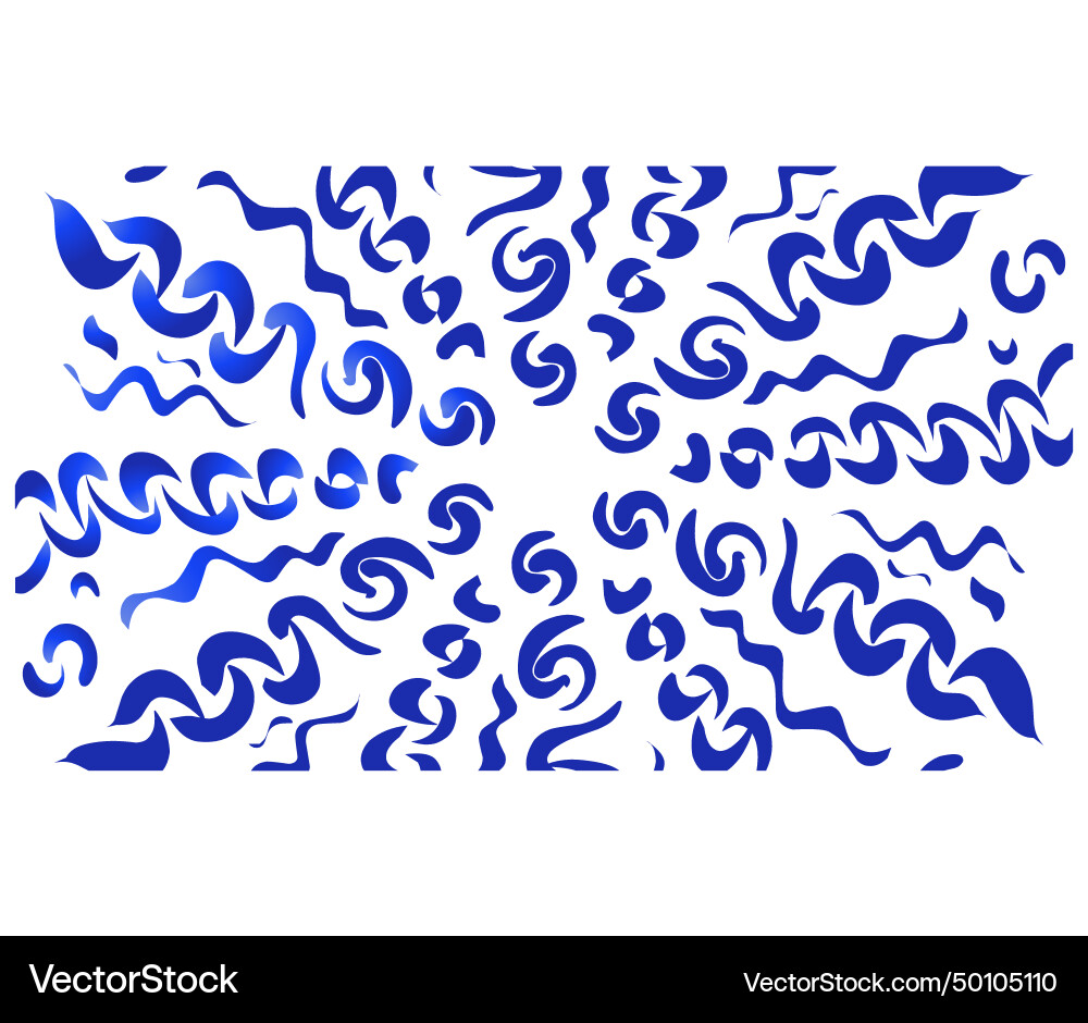 Abstract background with random doodles in blue Abstract background with random doodles in blue Vector Image