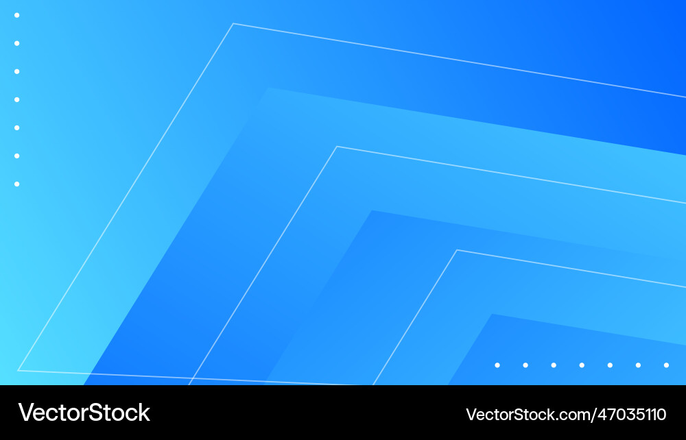 Abstract blue background and curve shape vector image