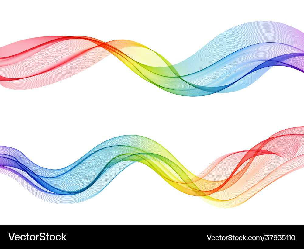 Abstract colorful flowing wave lines Abstract colorful flowing wave lines vector image