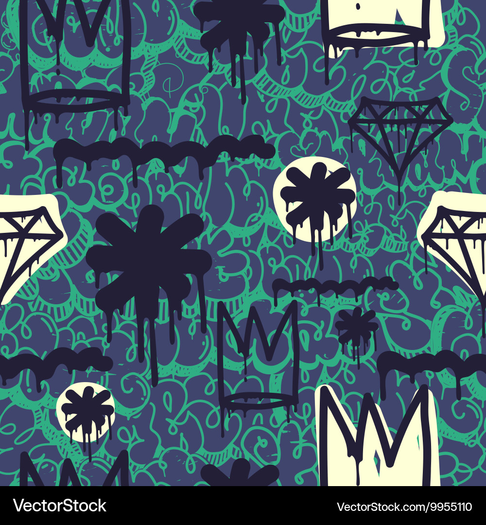 Abstract Seamless Pattern Vector Image