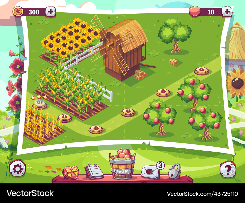 Background window field Background window field Vector Image