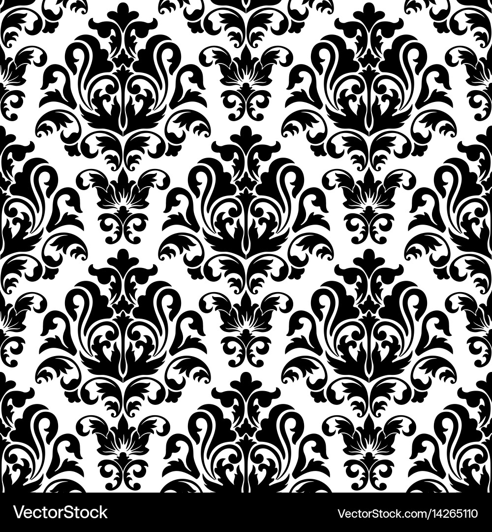 Elegant Damask Pattern Vector Image