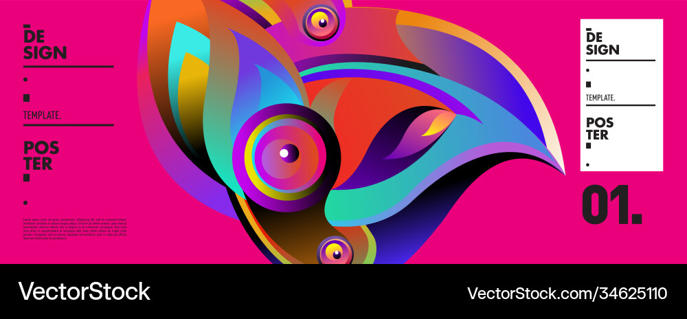 Landing page background template with colorful Landing page background template with colorful Vector Image