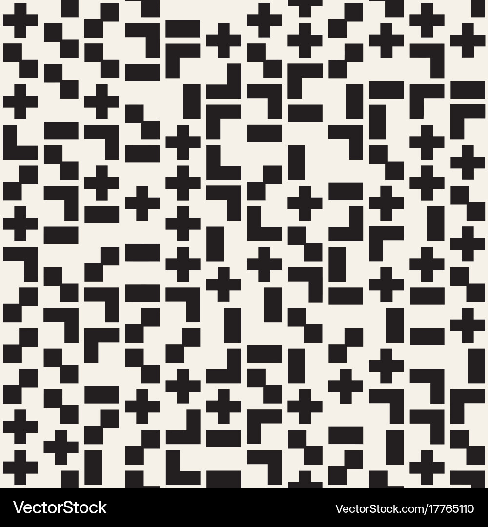 Random shapes seamless pattern modern vector image