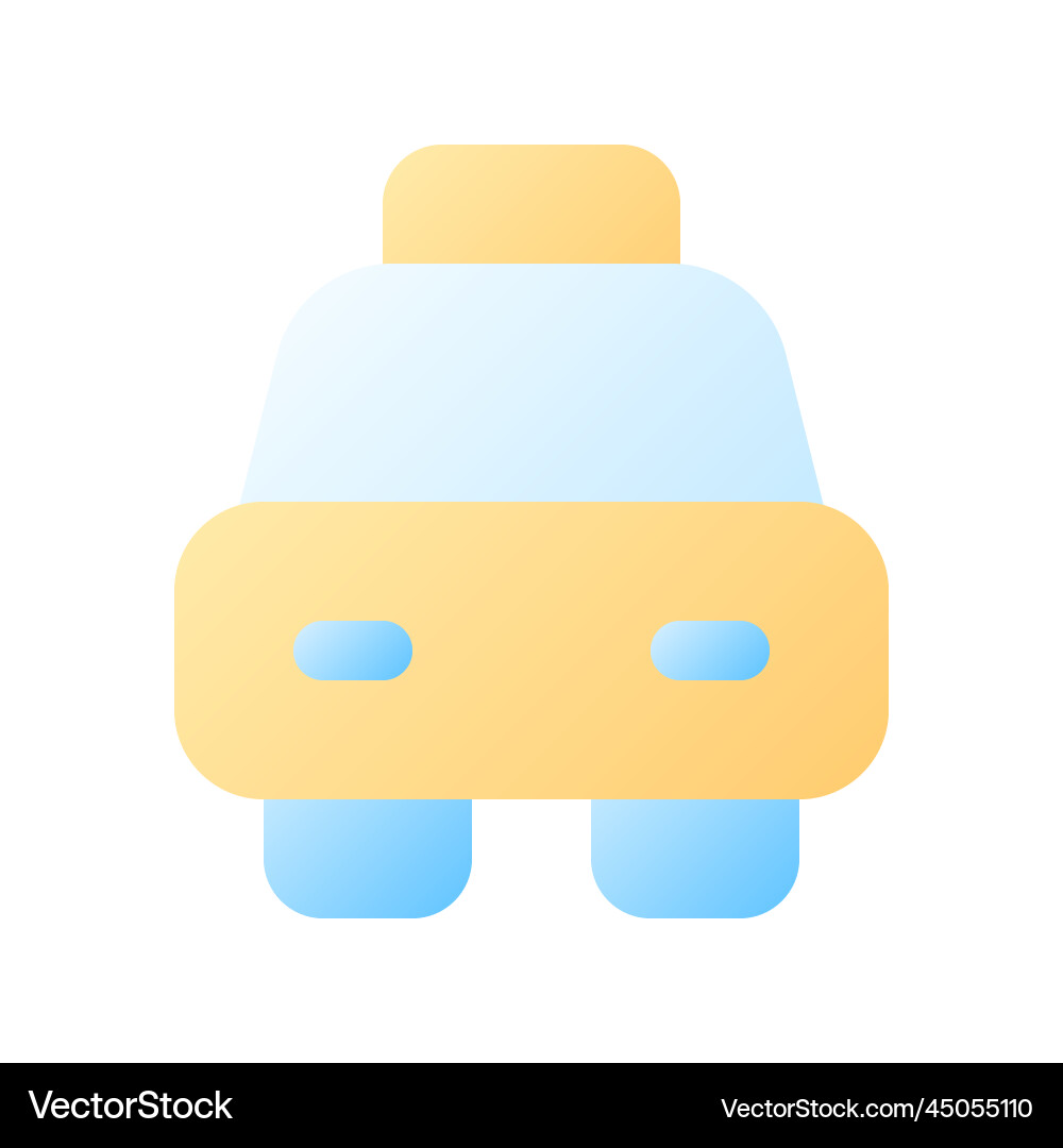 Transfer pixel perfect flat gradient color ui icon Vector Image